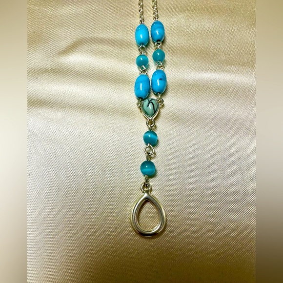 paparazzi Jewelry - Adorable costume, turquoise, and silver necklace